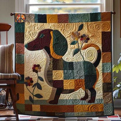 Artful Dachshund WN1510018CL Quilt