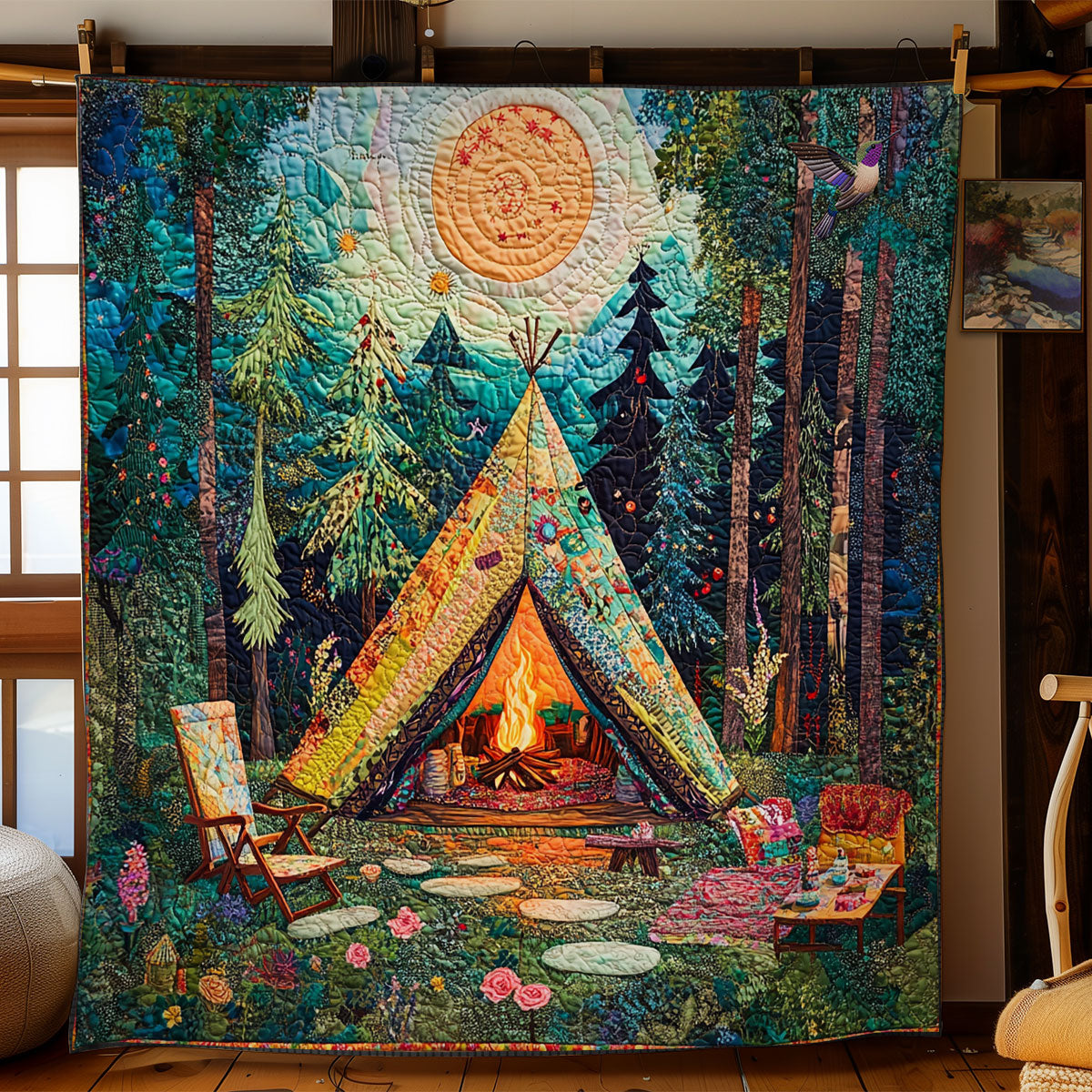 Tent Camping WY1811038CL Quilt