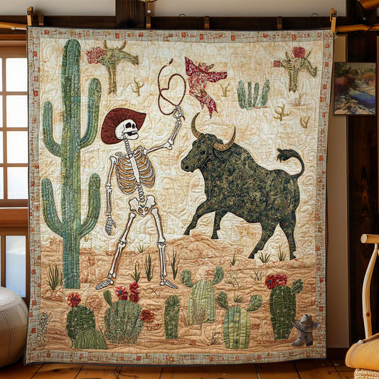 Skeleton And Bull WN0411033CL Quilt