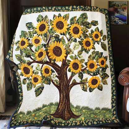 Tree Of Sunflower WY2001102CL Quilt