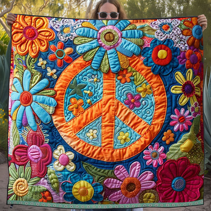 Trippy Hippie Sign WJ2809024CL Quilt