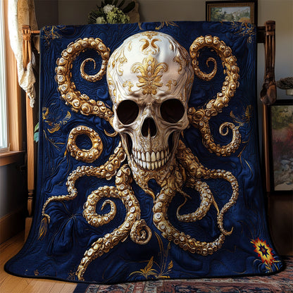 Skull Octopus WY2111036CL Quilt