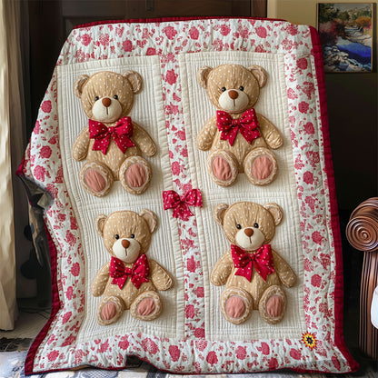 Lovely Teddy Bear WJ1112040CL Quilt