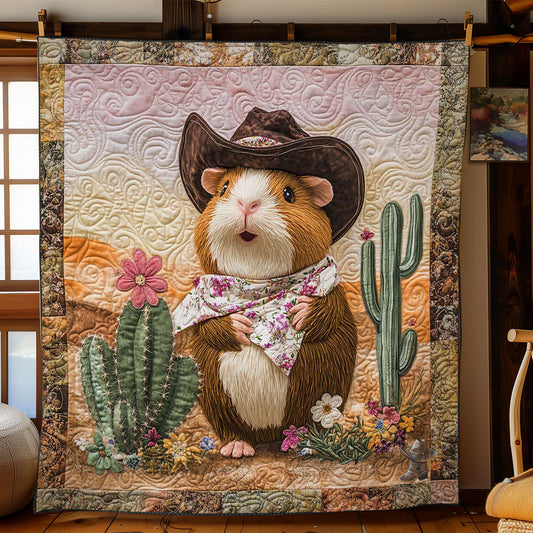 Cowboy Guinea Pig WN3110101CL Quilt