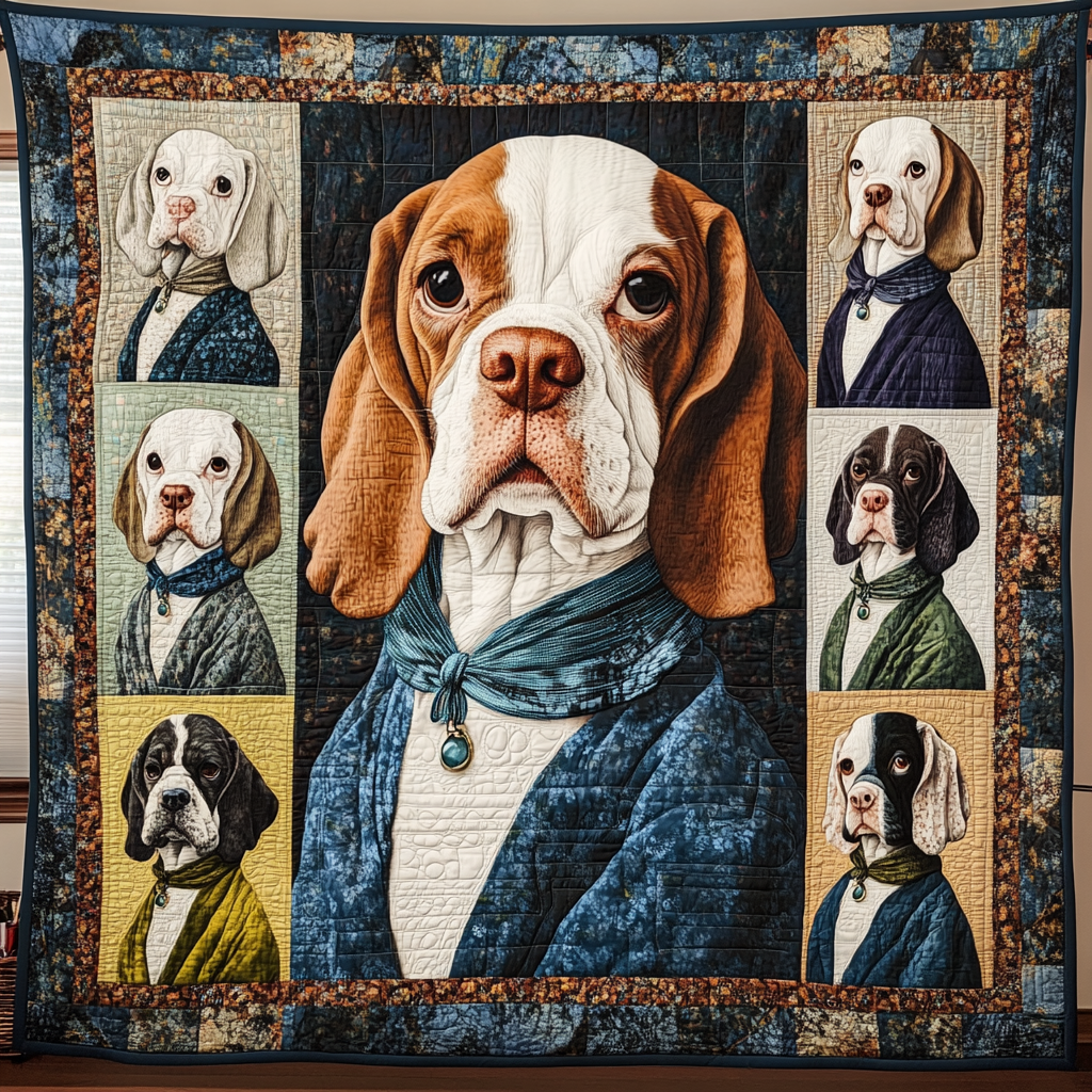 Renaissance Basset Hound WN2509110CL Quilt