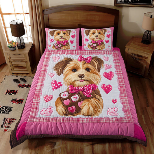 Adorable Yorkshire Terrier WX2512063CL Duvet Cover Set