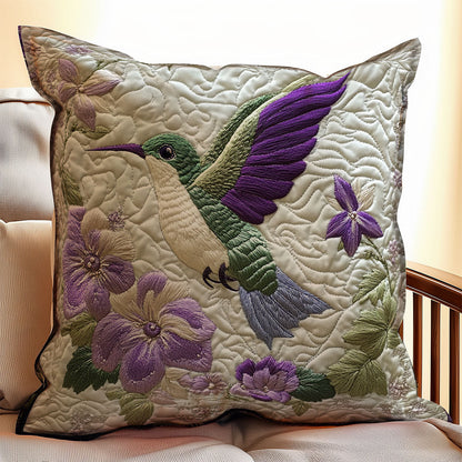 Vibrant Hummingbird Blossom WX2512149CL Quilt Pillow Case