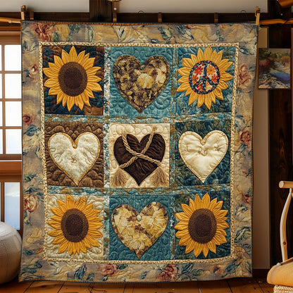 Sunlit Heart WN2211017CL Quilt