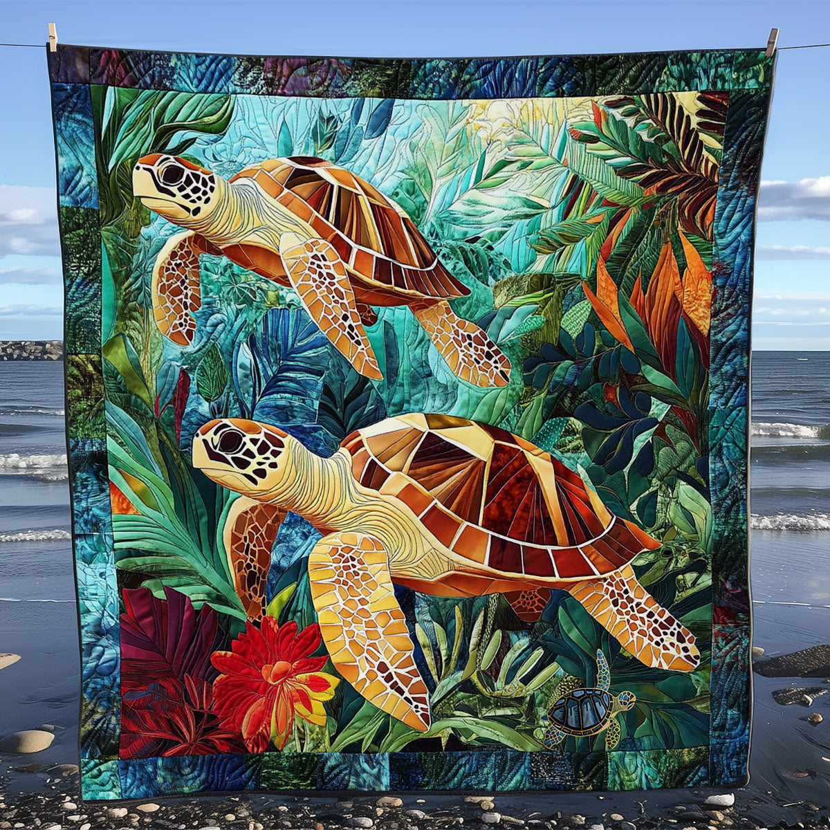 Turtle WY0512030CL Quilt