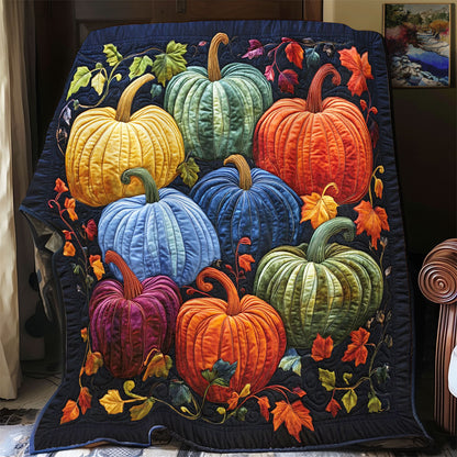 Magic Colorful Pumpkin WY3112023CL Quilt