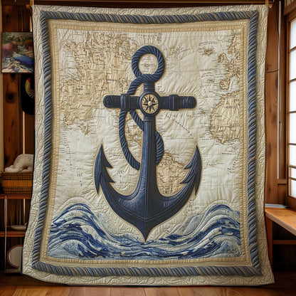 Nautical Anchor CW0606016CL Quilt