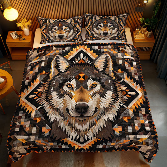 Wolf Native American WJ2009034CL Duvet Cover Set