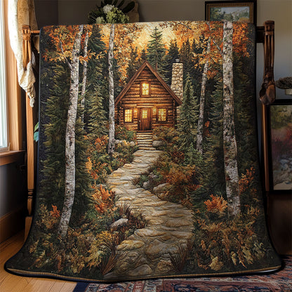 House In Forest WY1302042CL Quilt