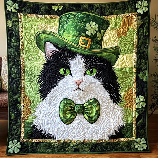 St. Patrick’s Cat WG1601050CL Quilt