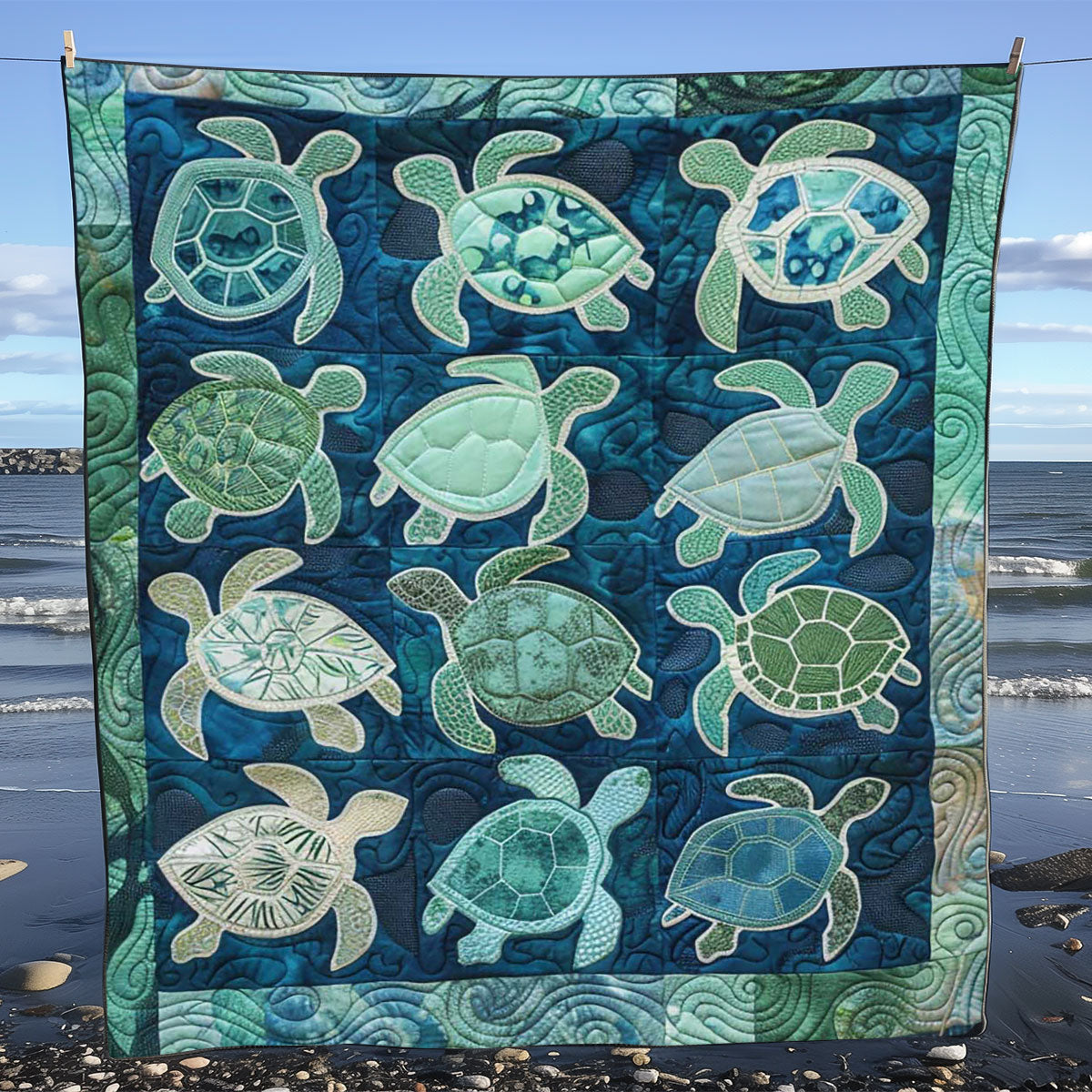 Sea Turtle WJ1908020CL Quilt