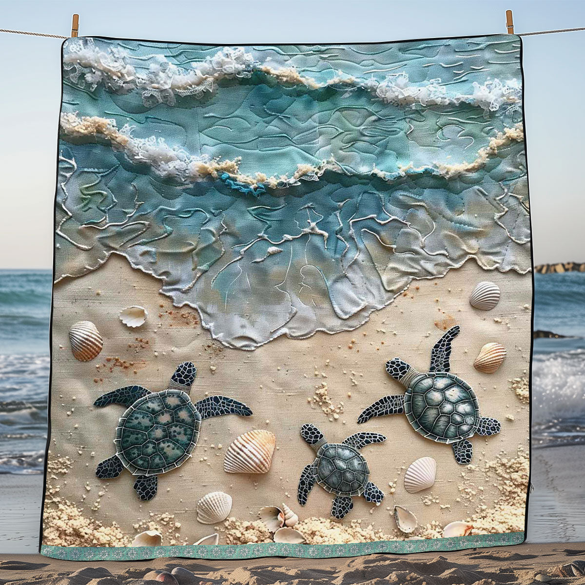 Sea Turtle WJ2908020CL Quilt