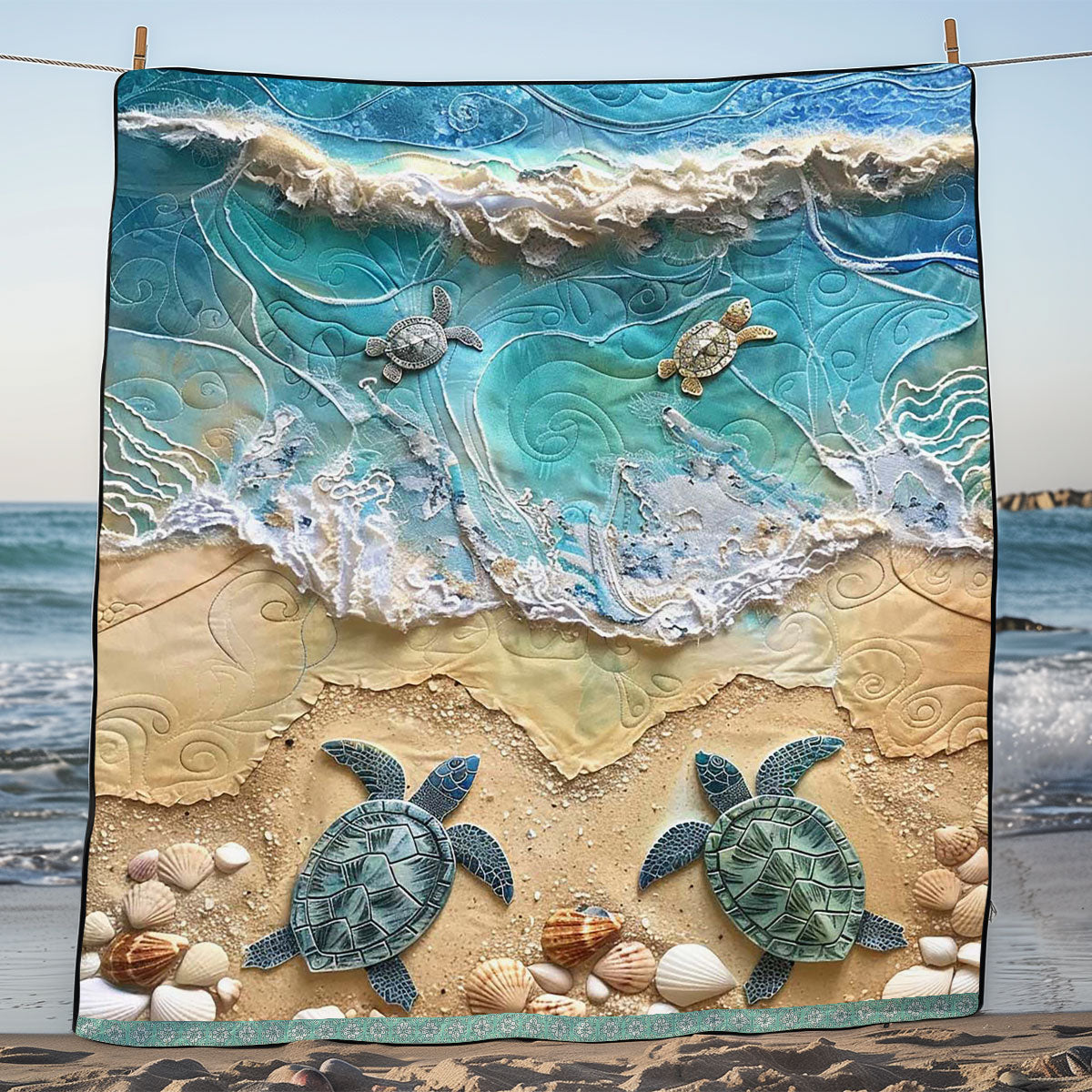 Sea Turtle WJ2908021CL Quilt