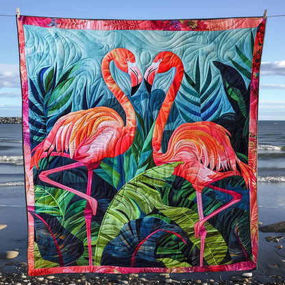 Tropical Flamingo WJ1908026CL Quilt