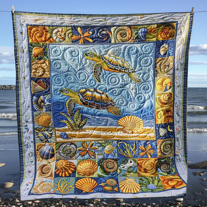 Turtle And Seashore Collection WJ0908028CL Quilt