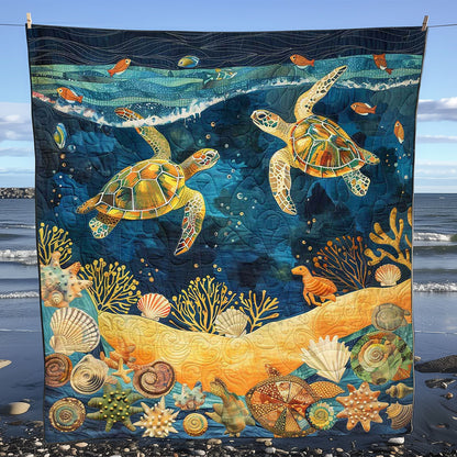 Turtle Under The Sea WJ0908034CL Quilt