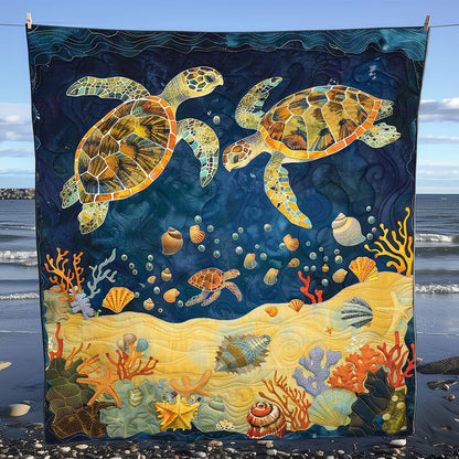 Turtle Under The Sea WJ0908035CL Quilt