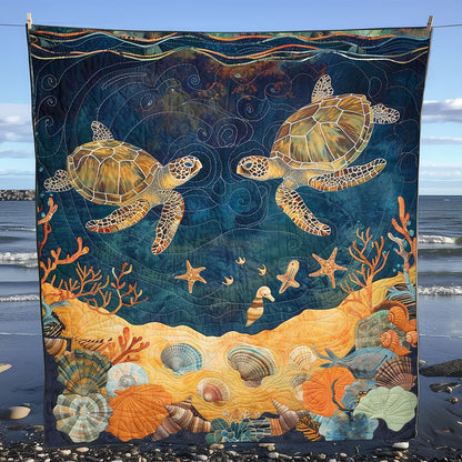 Turtle Under The Sea WJ2408027CL Quilt