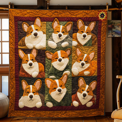 Cozy Corgis WN0411059CL Quilt