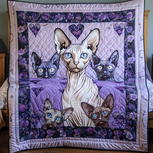 Purple Sphynx WJ2409022CL Quilt