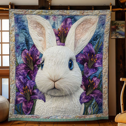 White Bunny Violet WT1403104CL Quilt