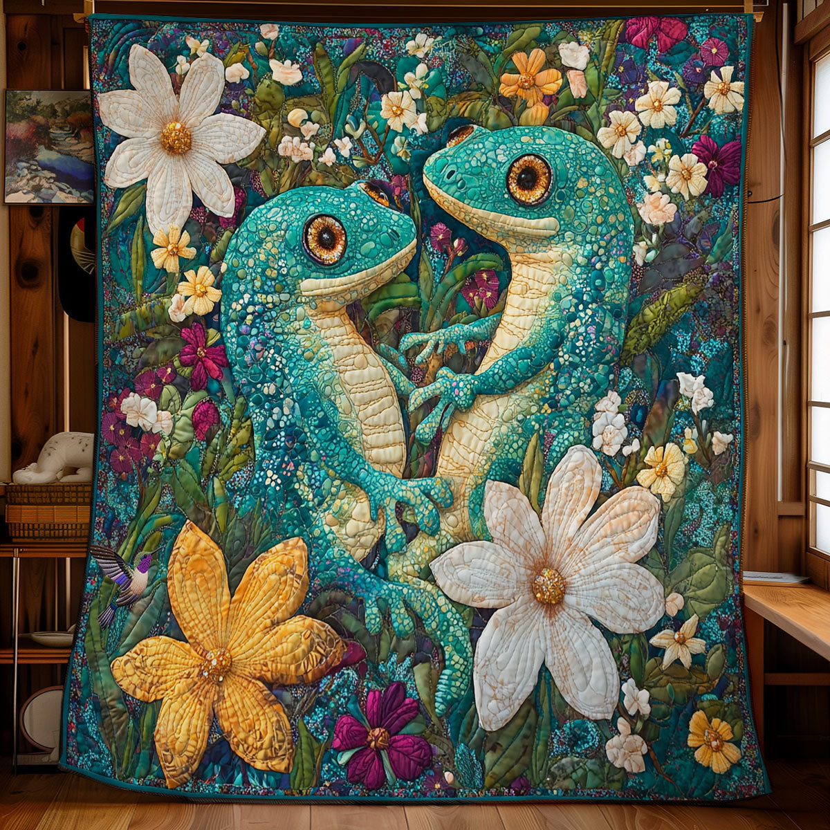 Couple Lizard WY1911052CL Quilt