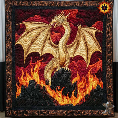 Blazing Crater Dragon WN0612026CL Quilt