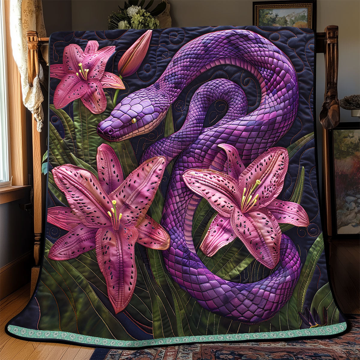Lily Venom Snake WP0609029CL Quilt