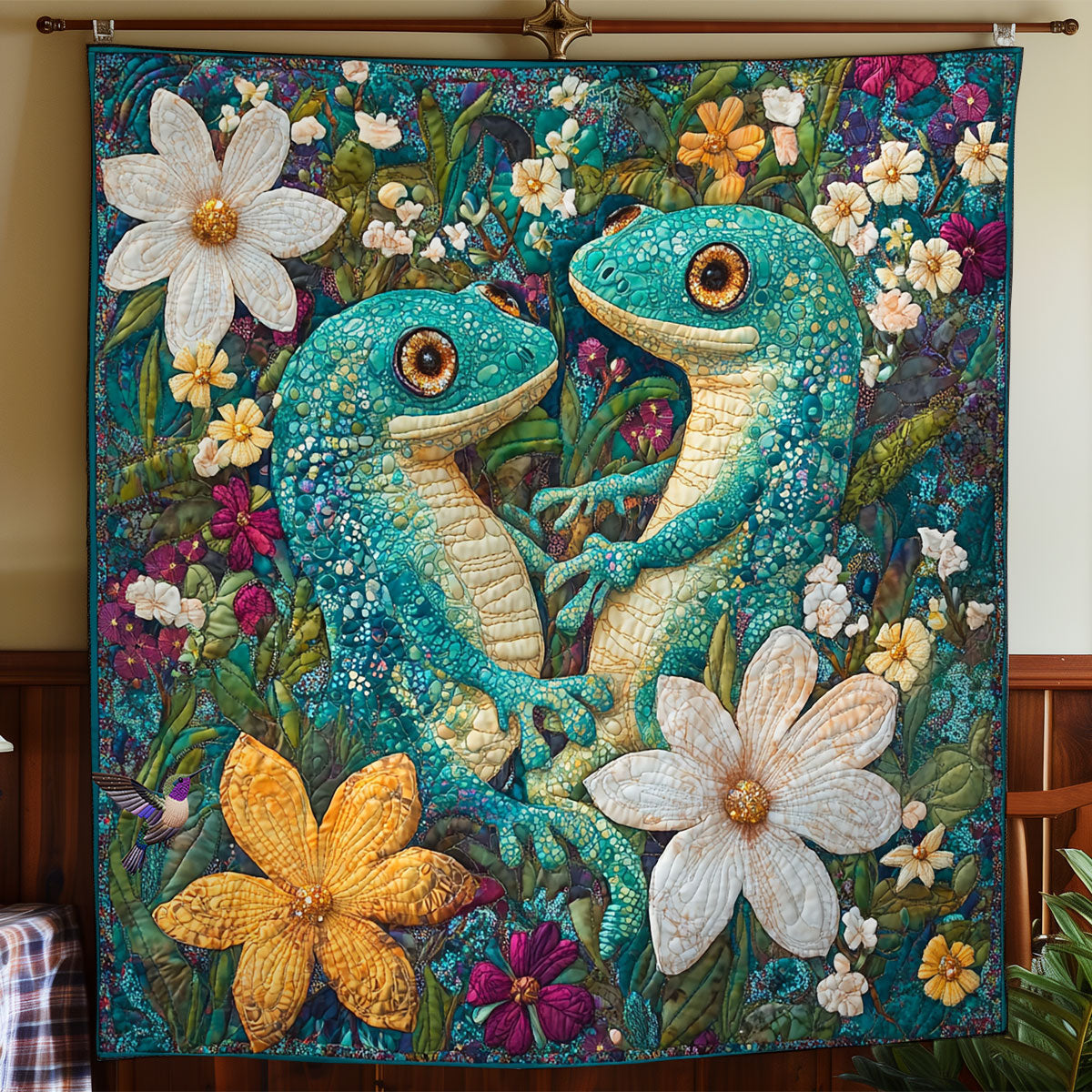 Couple Lizard WY1911052CL Quilt