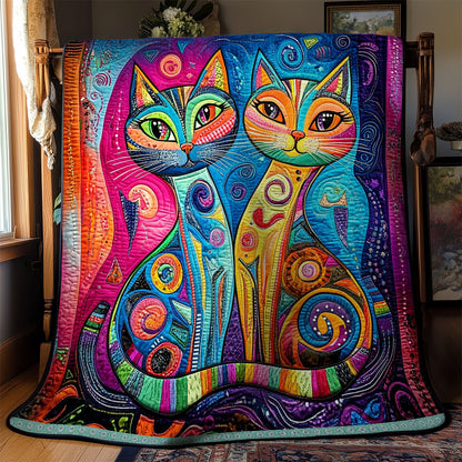 Twins Cat WX1411047CL Quilt