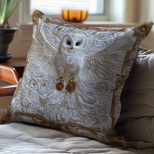 White Owl WY0201058CL Quilt Pillow Case