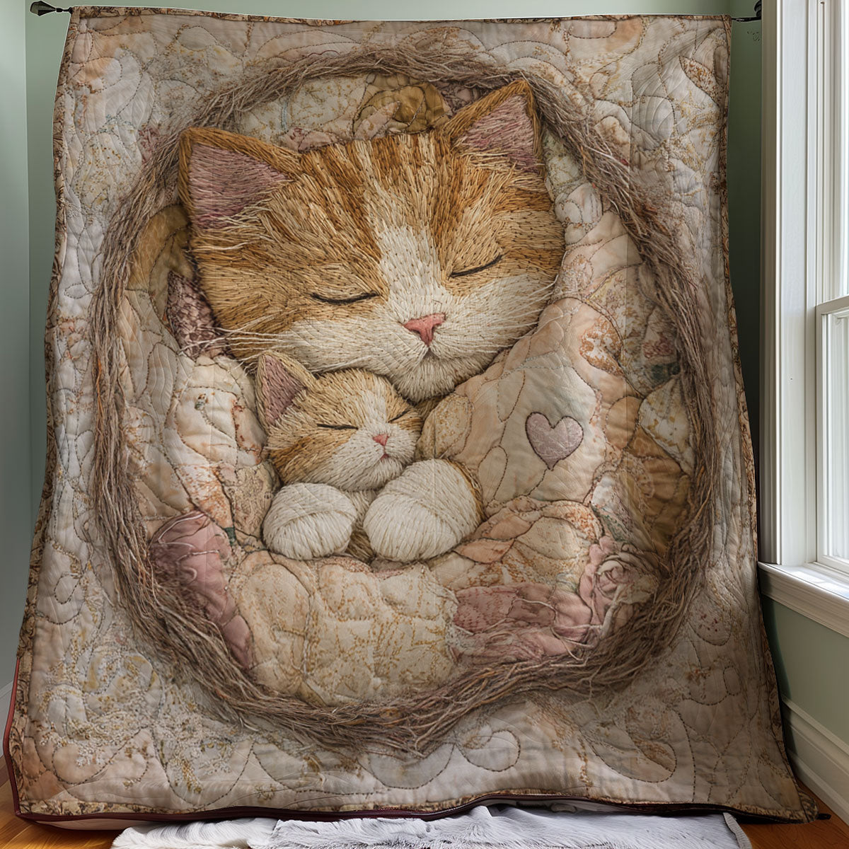 Cuddle Cats XB0703012CL Quilt