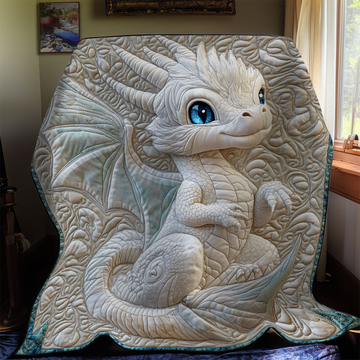 Baby White Dragon WY2011001CL Quilt
