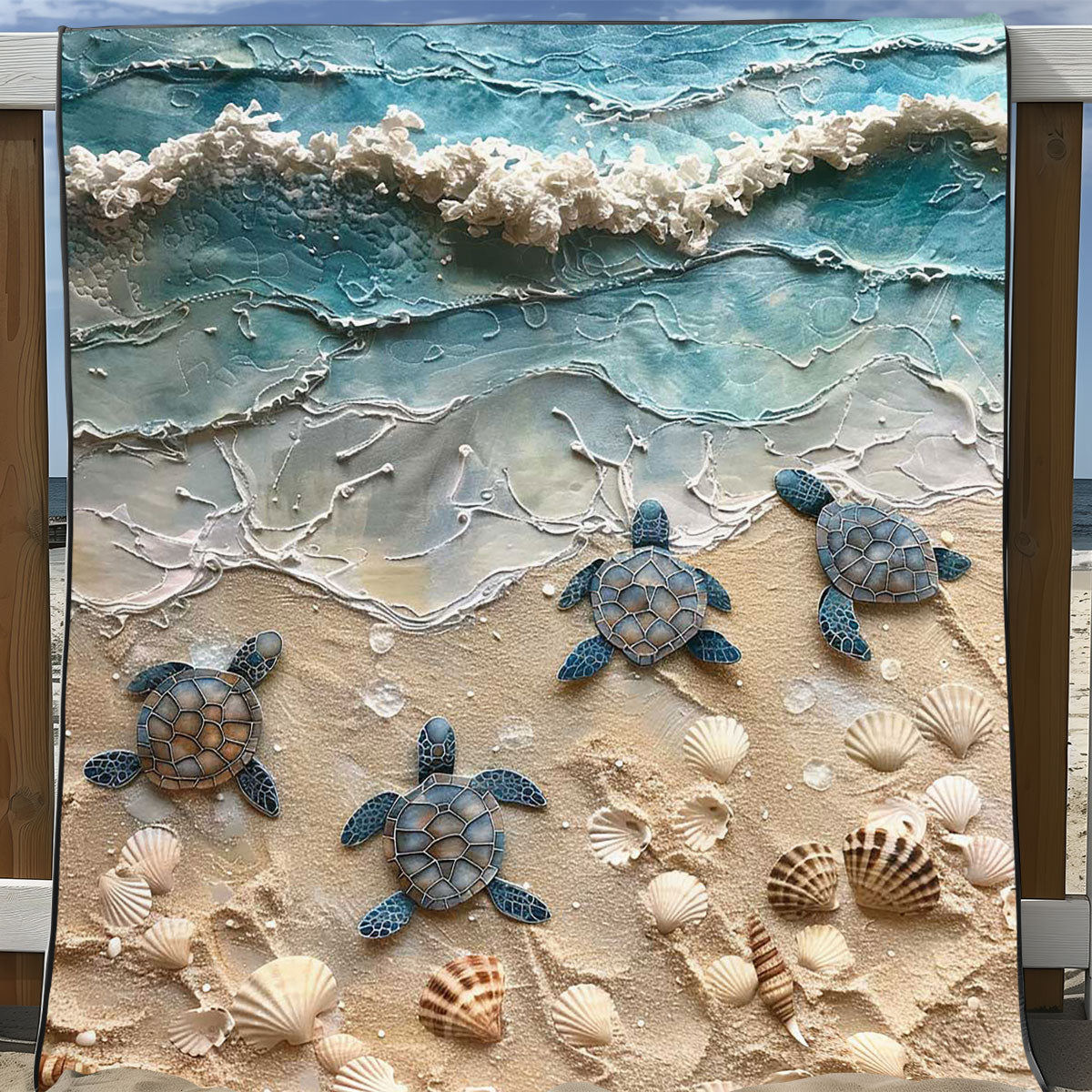 Sea Turtle WJ0909027CL Quilt