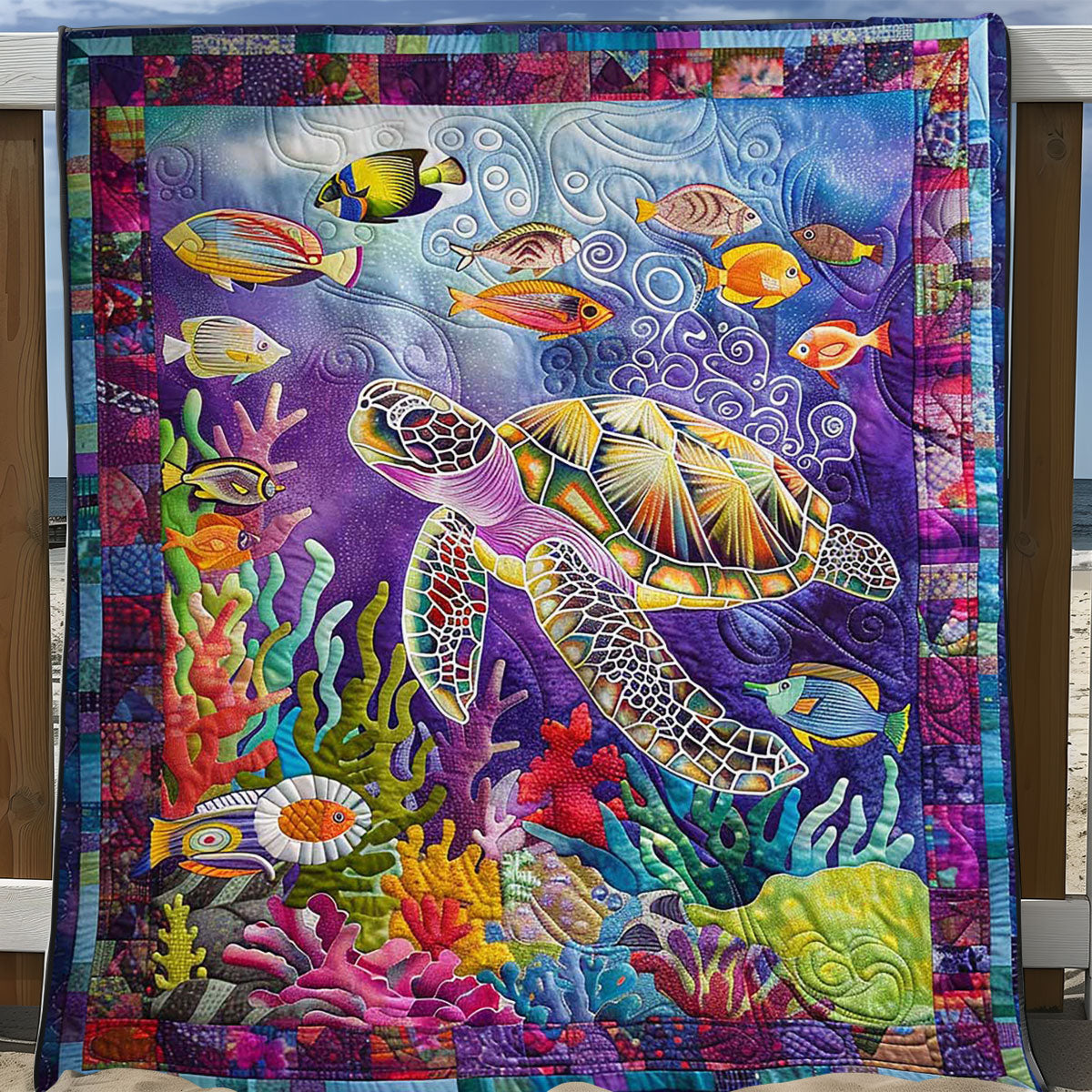 Sea Turtle WJ2208021CL Quilt