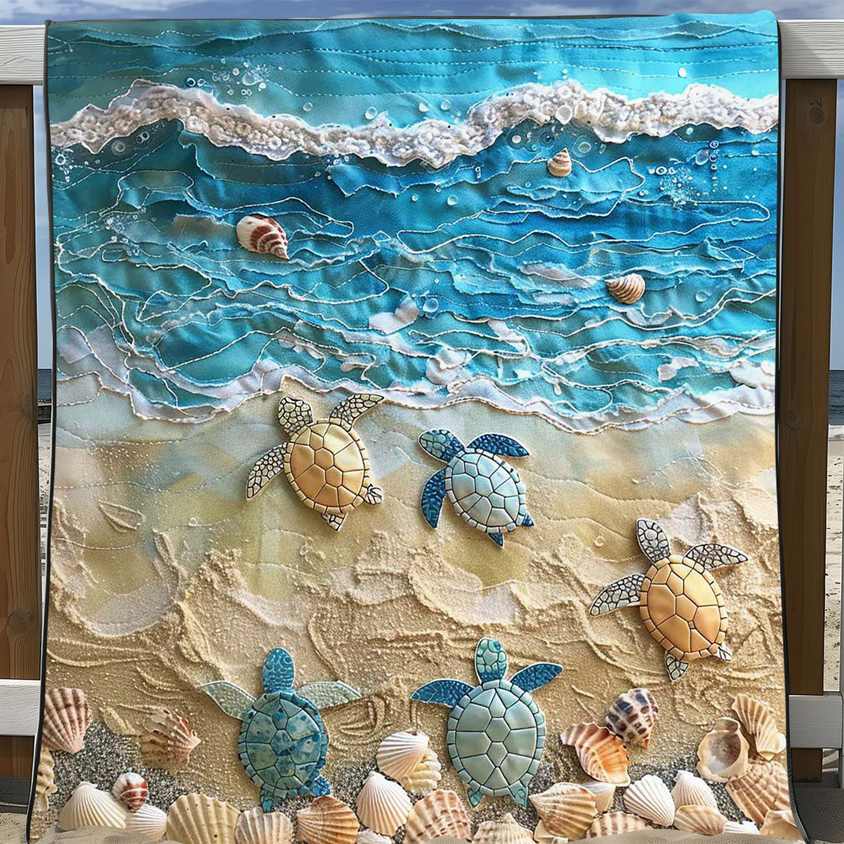 Sea Turtle WJ2608024CL Quilt