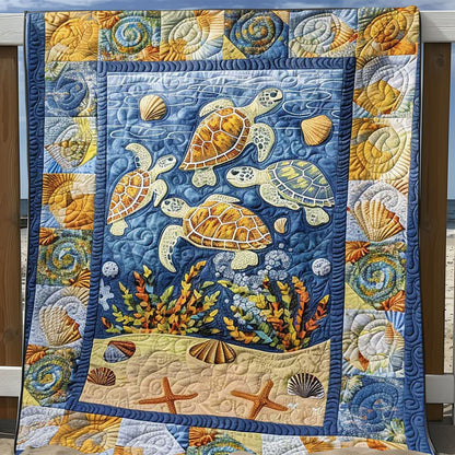 Turtle Under The Sea WJ0908030CL Quilt