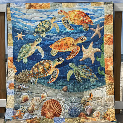 Turtle Under The Sea WJ0908031CL Quilt