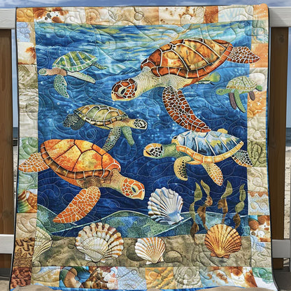 Turtle Under The Sea WJ0908032CL Quilt