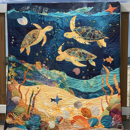 Turtle Under The Sea WJ0908033CL Quilt