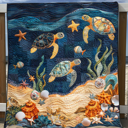 Turtle Under The Sea WJ0908036CL Quilt