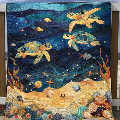 Turtle Under The Sea WJ1308022CL Quilt