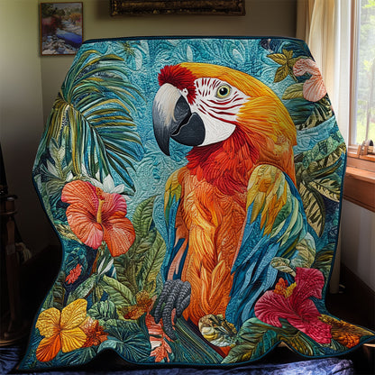 Tropical Forest Parrot WY1311011CL Quilt