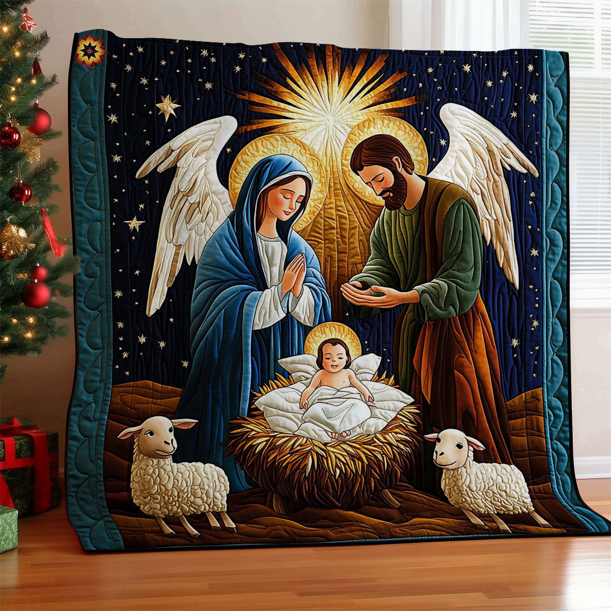 The Holy Family WY2211036CL Quilt