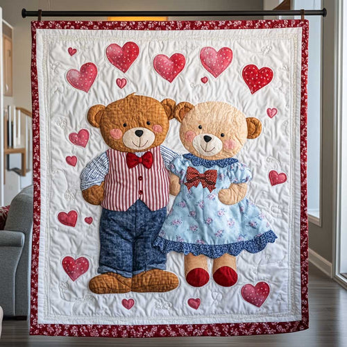 Little Bear Couple WP1812020CL Quilt