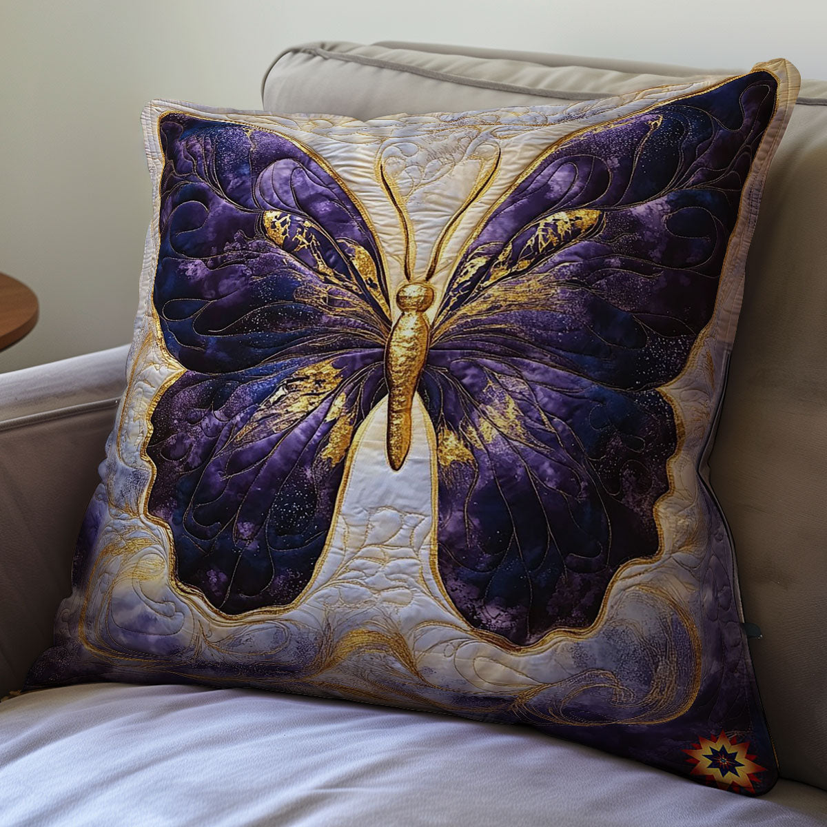 Mystic Purple Butterfly WY0912094CL Quilt Pillow Case